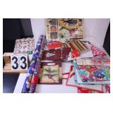 Rolls of Christmas Wrapping Paper (New) ~Gift Bags
