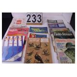 Flat Of VTG Magazines W/ Field & Stream -