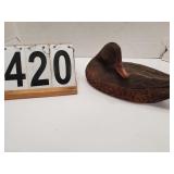 First Edition Duck Custom Carved by Don Wallner