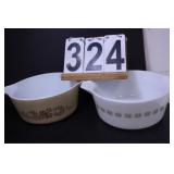 Pyrex Town & Country Pattern Dish -