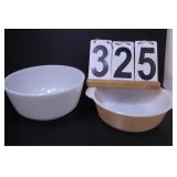 Fireking Batter Bowl - Fireking Peach Luster -