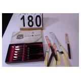 Flat of Steak Knives