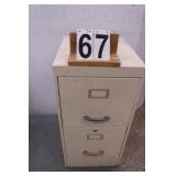2 Drawer Metal Filing Cabinet 30" X 15" X 18"