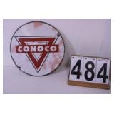 Conoco Sign Metal 12"