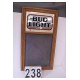 Bud Light Beer Peg Board 31" X 17.5"