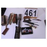 Flat w/ Sharpening Stones - John Wayne Knife -