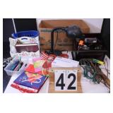 Box w/ Extension Cords ~ Letter Holder ~ Gift Bags