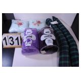 Box w/ Plaid Pillows ~ Floral Pillows ~