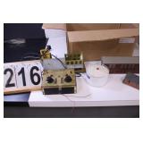 Box W/ Train Buildings - Twin power Transformer