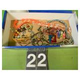 Flat of Costume Jewelry