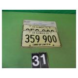 Paul Powell Licenses Plates