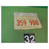 Paul Powell Licenses Plates