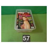 Tote of Playboys and Maxim Magazines