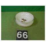 Anchor Hocking Bowl & Fire King Plates