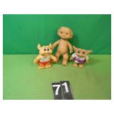 Troll Dolls with No Hair