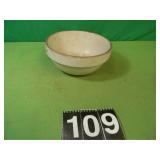 White Crock With Crack