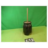 Butter Churn with Chip at the Rim
