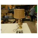 Ceramic Lamp w/Shade 271/2"