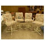 Set of 4 Bar Stools Seat Ht 24"