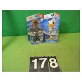 Nick Fury and Donald Duck Disney Figures