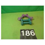 2 Sets of 2 Pound Weights