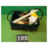 Basket with Bunny and Knife Sharpener