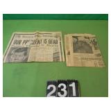 Nov. 1963 Illinois State Journal Paper