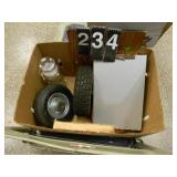 Box W/ Clipboard & Small Wheels