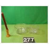 2 Mixing Bowls and a Candle