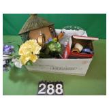 Box with Vase and Picture Frame