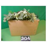 Box of Artificial Flowers