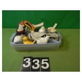 Divided Tray w/ Various Birds