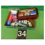 Box with Bicycle Cards & Chips & Hygiene Products