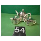 Sadler From England Teapot -Creamer - Sugar