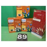 3 Boxes Of 50 Mini Solar Lights & 1 Box Of 10 LED