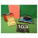 Box With Genuine Alabaster Jewelry Box - Old