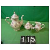 Bavarian Teapot With Hall Creamer & Bavarian