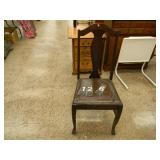 Leather Bottom Dining Room Chair