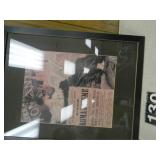 Black Framed Romanism Art 30" x 25"