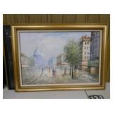 Gold Framed Art 32" x 33"