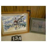 Monet and Light House Picture