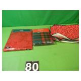 Box Of Christmas Table Cloths Oval 60 x84