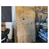 12 Pieces Misc. 3/8 Plywood