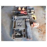 Air Nailer, Tile Cutters. Sander Dewalt Drill