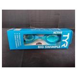TYR Active Adult Big Swimple Water Googles, Blue