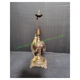 19" Brass Lamp w/ European Plug