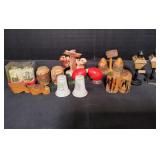 (9) Vintage Salt & Pepper Shakers