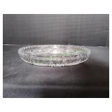 11" Lead Crystal Tray Serving Plate