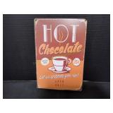 8"x12" Hot Chocolate Metal Sign