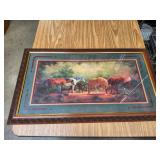 Western Horses Pasture Graze Wall Art by J. Mize